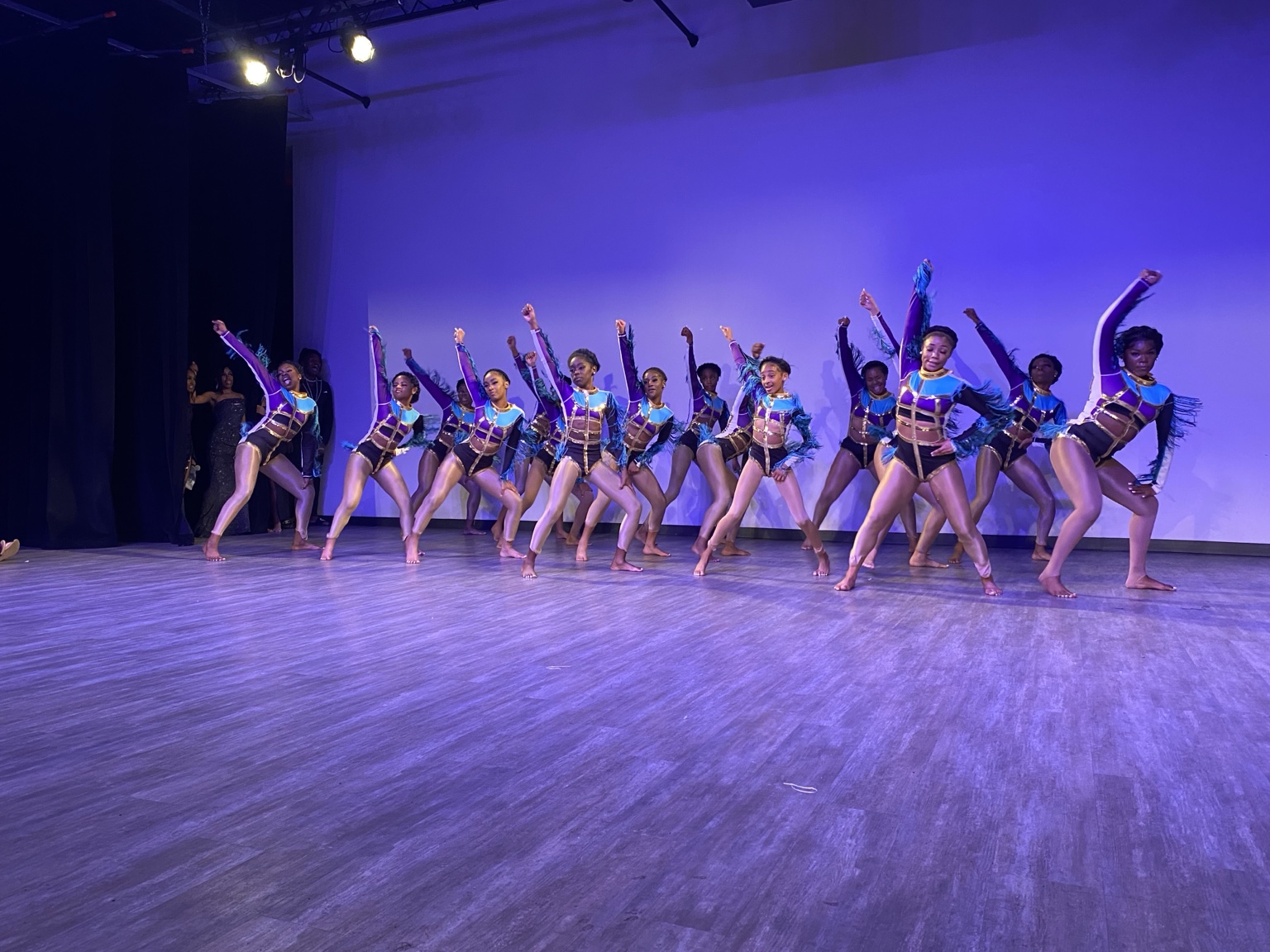 Royal Elite dancers performing on stage